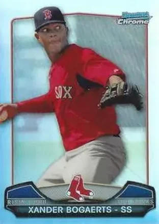 2013 Bowman Chrome - Risin' Thru the Ranks Mini #RTR-XB - Xander Bogaerts - Boston Red Sox 2013 Bowman Chrome - Risin' Thru the Ranks Mini #RTR-XB - Xander Bogaerts - Boston Red Sox