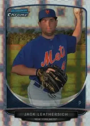 2013 Bowman Chrome - Prospects X-Fractors #BCP116 - Jack Leathersich - New York Mets