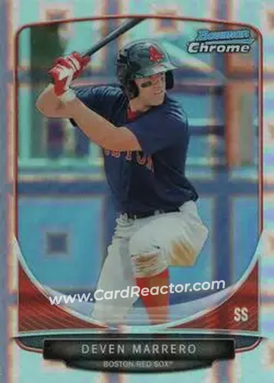 2013 Bowman Chrome - Prospects X-Fractors #BCP120 - Deven Marrero - Boston Red Sox