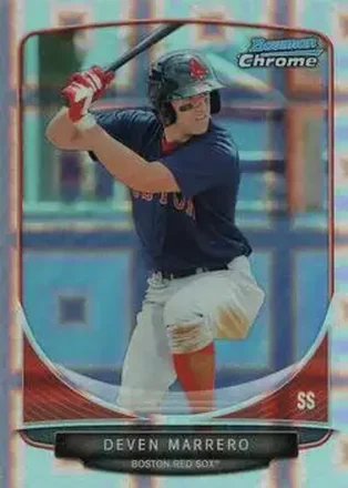 2013 Bowman Chrome - Prospects X-Fractors #BCP120 - Deven Marrero - Boston Red Sox