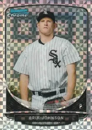 2013 Bowman Chrome - Prospects X-Fractors #BCP122 - Erik Johnson - Chicago White Sox