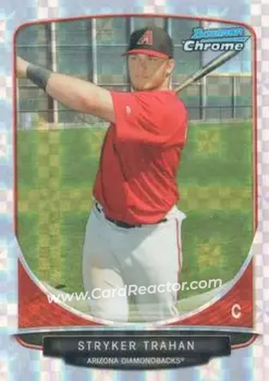 2013 Bowman Chrome - Prospects X-Fractors #BCP123 - Stryker Trahan - Arizona Diamondbacks