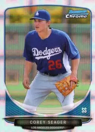 2013 Bowman Chrome - Prospects X-Fractors #BCP125 - Corey Seager - Los Angeles Dodgers