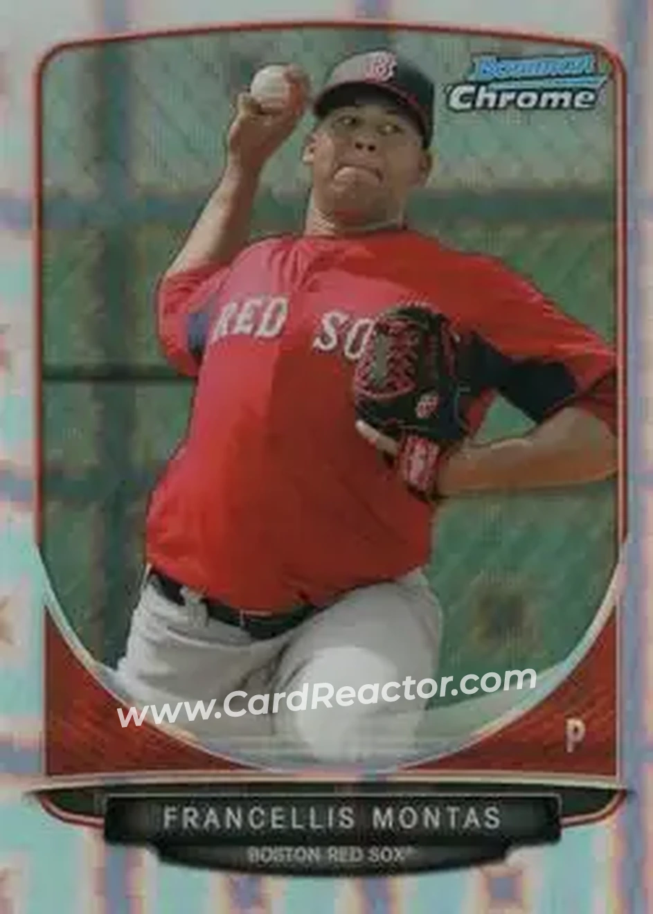 2013 Bowman Chrome - Prospects X-Fractors #BCP129 - Francellis Montas - Boston Red Sox