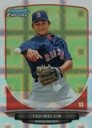 2013 Bowman Chrome - Prospects X-Fractors #BCP133 - Tzu-Wei Lin - Boston Red Sox
