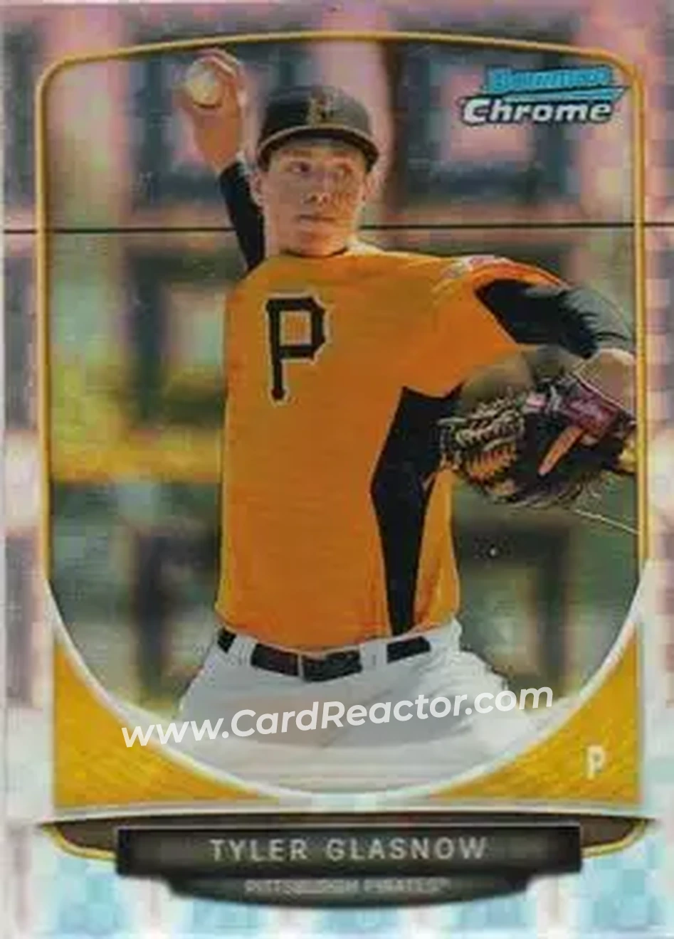 2013 Bowman Chrome - Prospects X-Fractors #BCP134 - Tyler Glasnow - Pittsburgh Pirates - Front