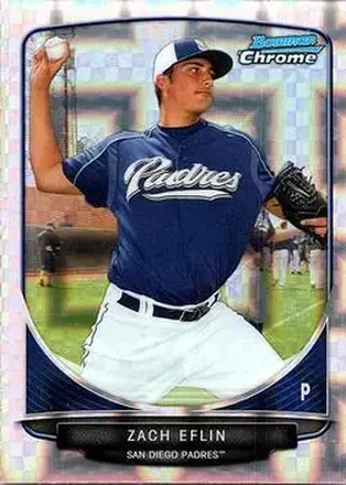 2013 Bowman Chrome - Prospects X-Fractors #BCP135 - Zach Eflin - San Diego Padres