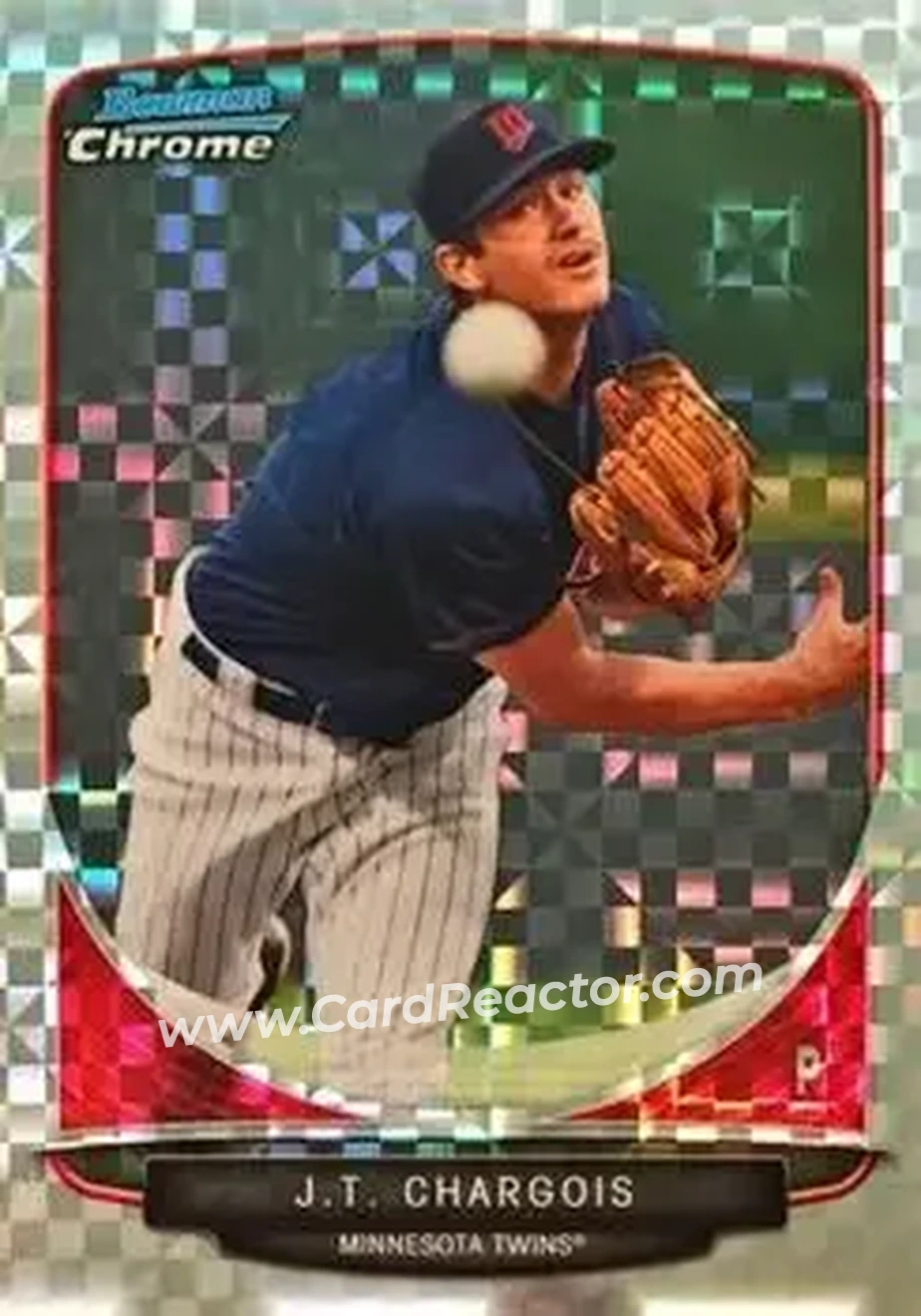 2013 Bowman Chrome - Prospects X-Fractors #BCP137 - J.T. Chargois - Minnesota Twins