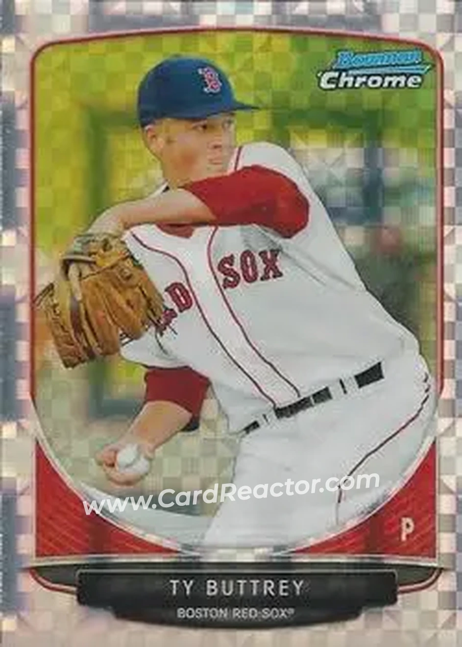 2013 Bowman Chrome - Prospects X-Fractors #BCP139 - Ty Buttrey - Boston Red Sox