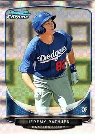 2013 Bowman Chrome - Prospects X-Fractors #BCP142 - Jeremy Rathjen - Los Angeles Dodgers