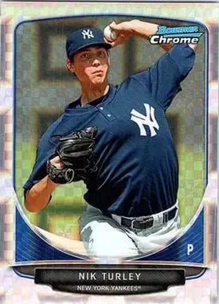 2013 Bowman Chrome - Prospects X-Fractors #BCP146 - Nik Turley - New York Yankees