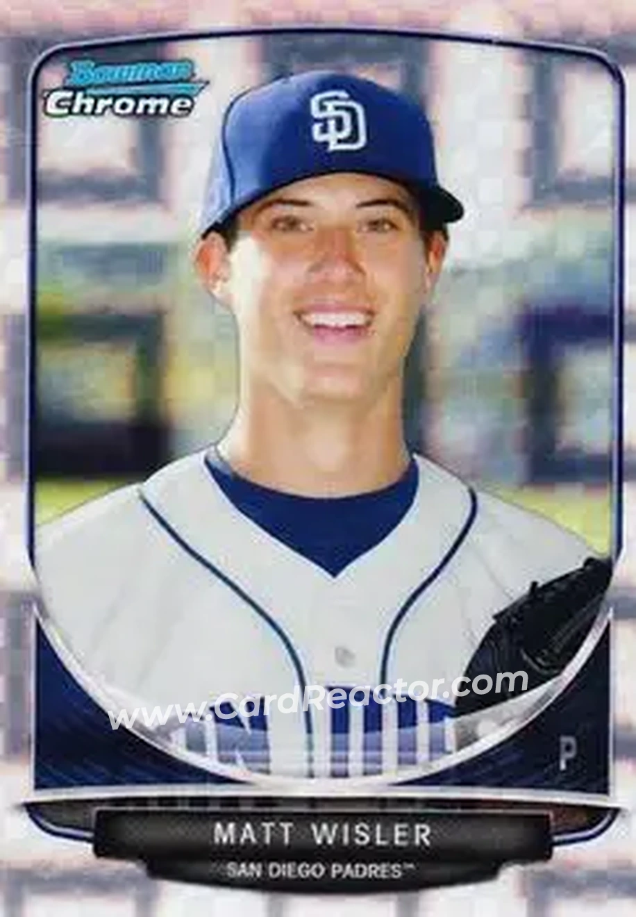 2013 Bowman Chrome - Prospects X-Fractors #BCP149 - Matt Wisler - San Diego Padres