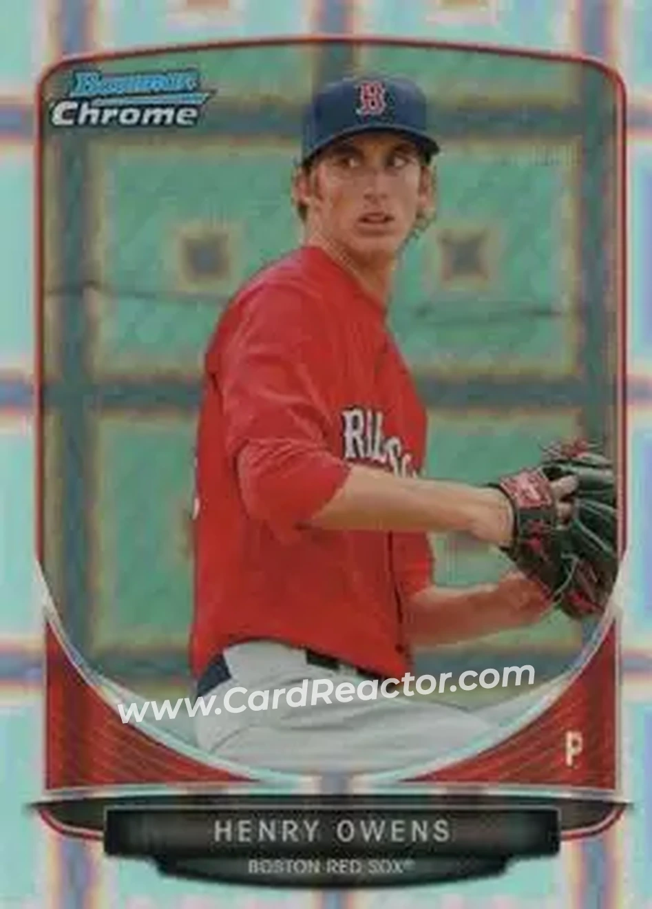 2013 Bowman Chrome - Prospects X-Fractors #BCP150 - Henry Owens - Boston Red Sox
