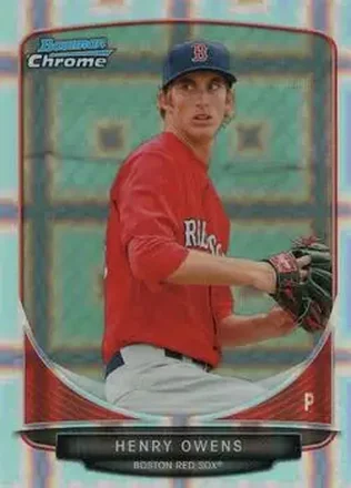 2013 Bowman Chrome - Prospects X-Fractors #BCP150 - Henry Owens - Boston Red Sox