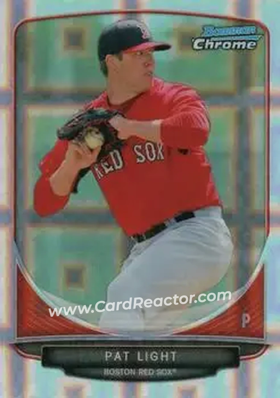 2013 Bowman Chrome - Prospects X-Fractors #BCP152 - Pat Light - Boston Red Sox