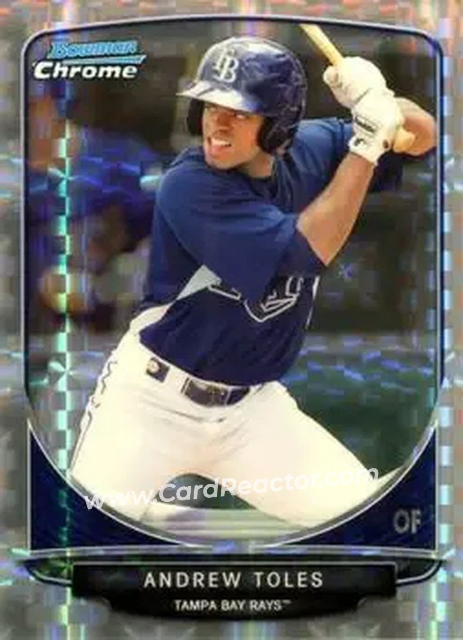 2013 Bowman Chrome - Prospects X-Fractors #BCP156 - Andrew Toles - Tampa Bay Rays