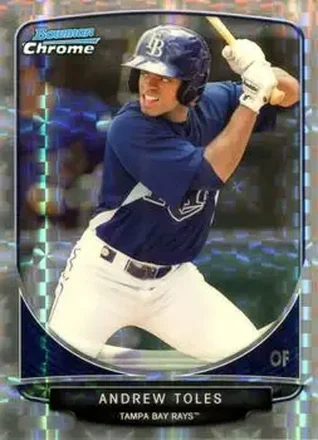 2013 Bowman Chrome - Prospects X-Fractors #BCP156 - Andrew Toles - Tampa Bay Rays