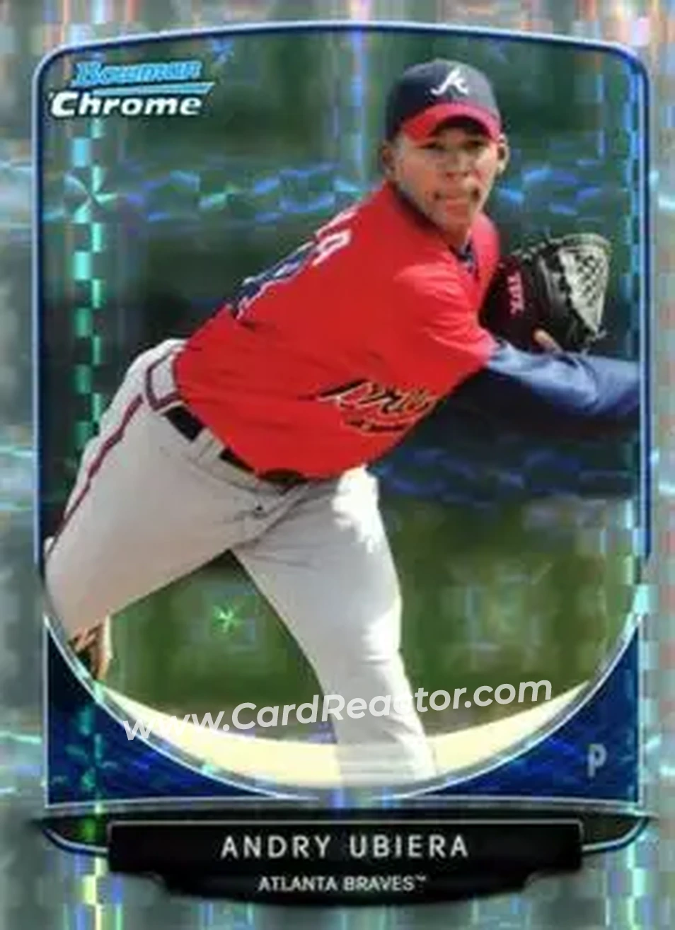 2013 Bowman Chrome - Prospects X-Fractors #BCP159 - Andry Ubiera - Atlanta Braves