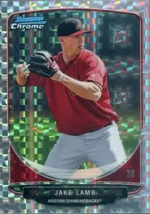 2013 Bowman Chrome - Prospects X-Fractors #BCP161 - Jake Lamb - Arizona Diamondbacks