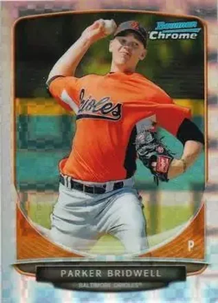 2013 Bowman Chrome - Prospects X-Fractors #BCP162 - Parker Bridwell - Baltimore Orioles