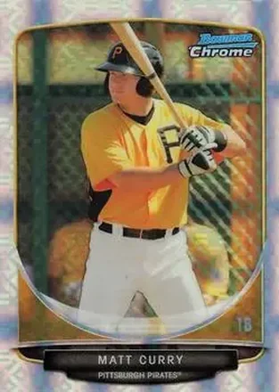 2013 Bowman Chrome - Prospects X-Fractors #BCP163 - Matt Curry - Pittsburgh Pirates
