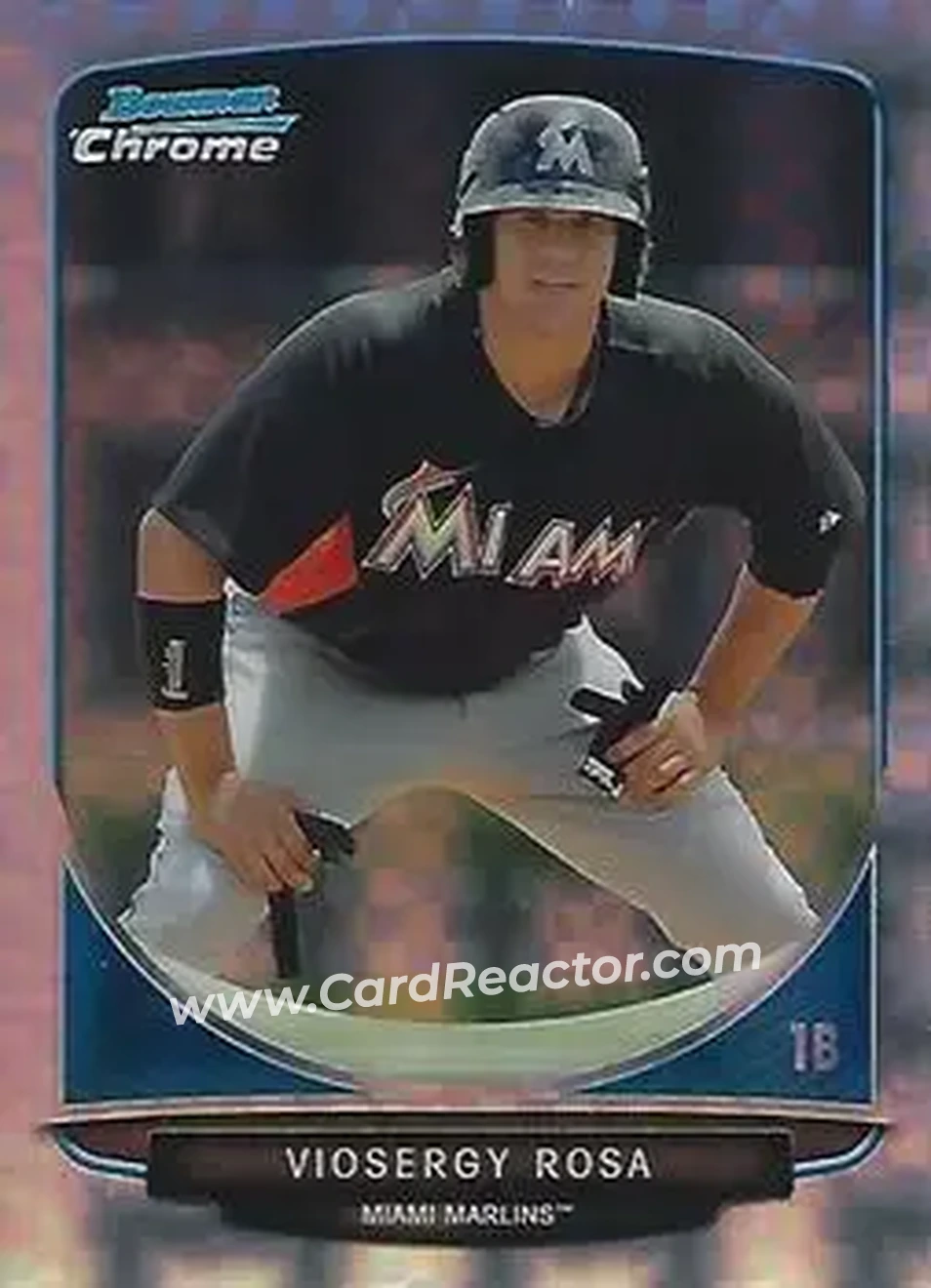 2013 Bowman Chrome - Prospects X-Fractors #BCP164 - Viosergy Rosa - Miami Marlins