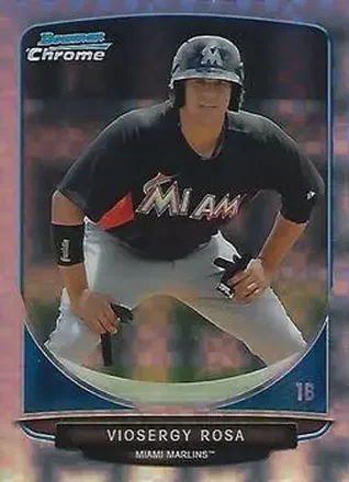 2013 Bowman Chrome - Prospects X-Fractors #BCP164 - Viosergy Rosa - Miami Marlins
