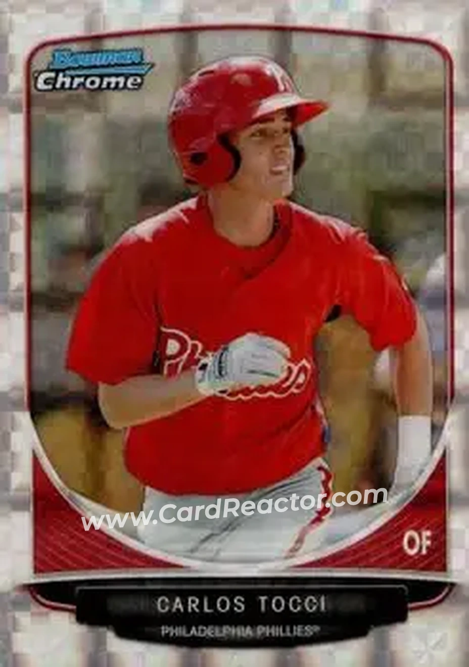 2013 Bowman Chrome - Prospects X-Fractors #BCP165 - Carlos Tocci - Philadelphia Phillies