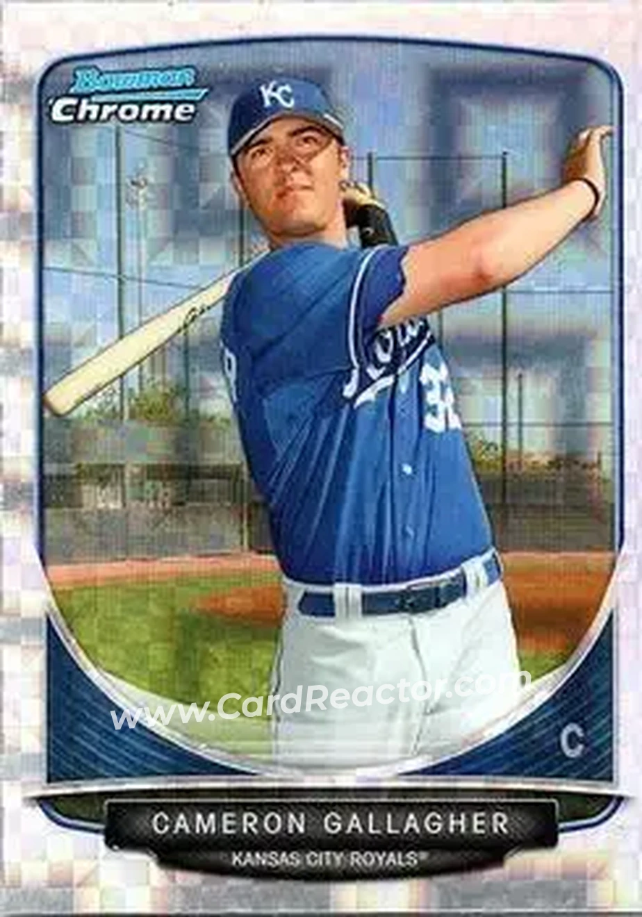 2013 Bowman Chrome - Prospects X-Fractors #BCP177 - Cameron Gallagher - Kansas City Royals