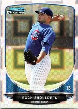 2013 Bowman Chrome - Prospects X-Fractors #BCP178 - Rock Shoulders - Chicago Cubs