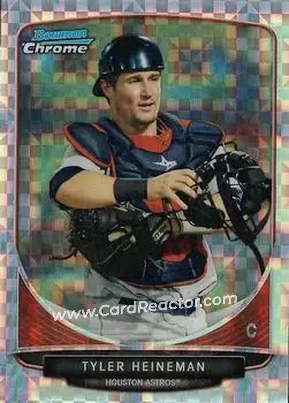 2013 Bowman Chrome - Prospects X-Fractors #BCP180 - Tyler Heineman - Houston Astros