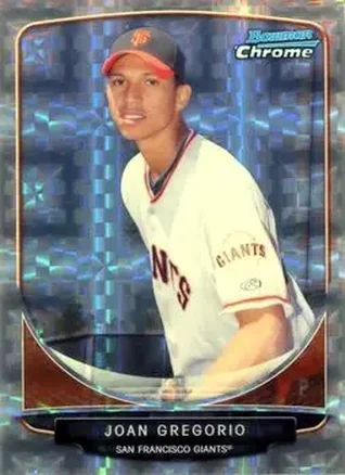 2013 Bowman Chrome - Prospects X-Fractors #BCP185 - Joan Gregorio - San Francisco Giants