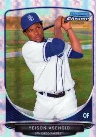 2013 Bowman Chrome - Prospects X-Fractors #BCP189 - Yeison Asencio - San Diego Padres