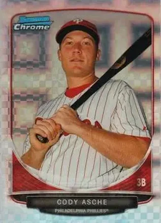 2013 Bowman Chrome - Prospects X-Fractors #BCP192 - Cody Asche - Philadelphia Phillies