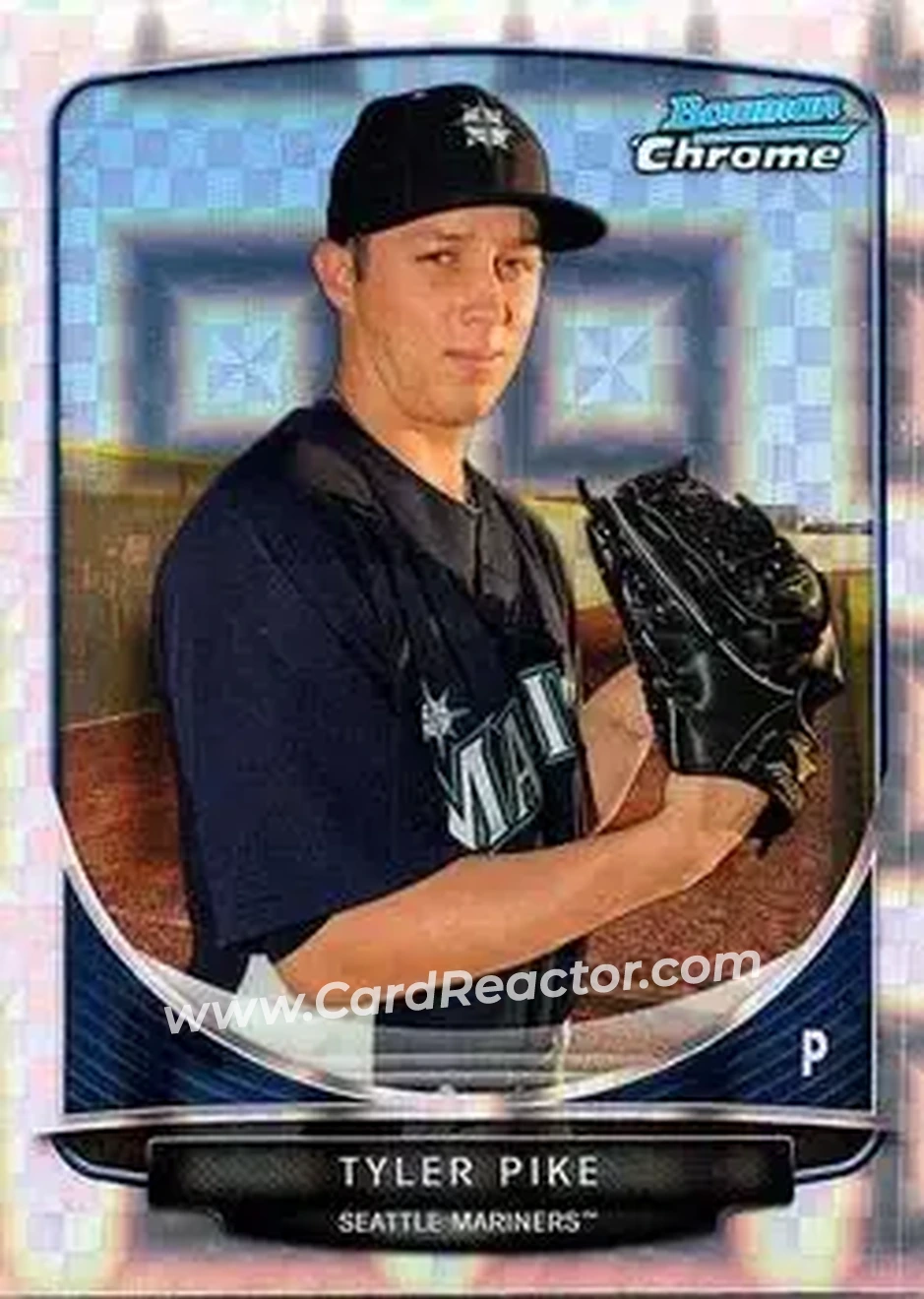 2013 Bowman Chrome - Prospects X-Fractors #BCP194 - Tyler Pike - Seattle Mariners