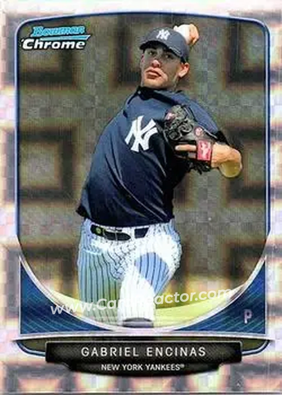 2013 Bowman Chrome - Prospects X-Fractors #BCP195 - Gabriel Encinas - New York Yankees