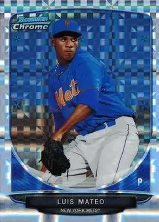 2013 Bowman Chrome - Prospects X-Fractors #BCP196 - Luis Mateo - New York Mets