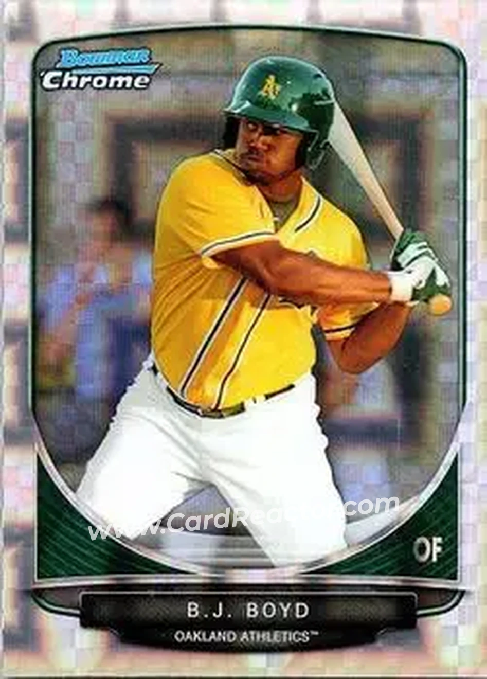 2013 Bowman Chrome - Prospects X-Fractors #BCP203 - B.J. Boyd - Oakland Athletics