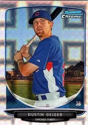 2013 Bowman Chrome - Prospects X-Fractors #BCP209 - Dustin Geiger - Chicago Cubs