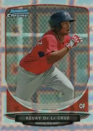 2013 Bowman Chrome - Prospects X-Fractors #BCP219 - Keury de la Cruz - Boston Red Sox