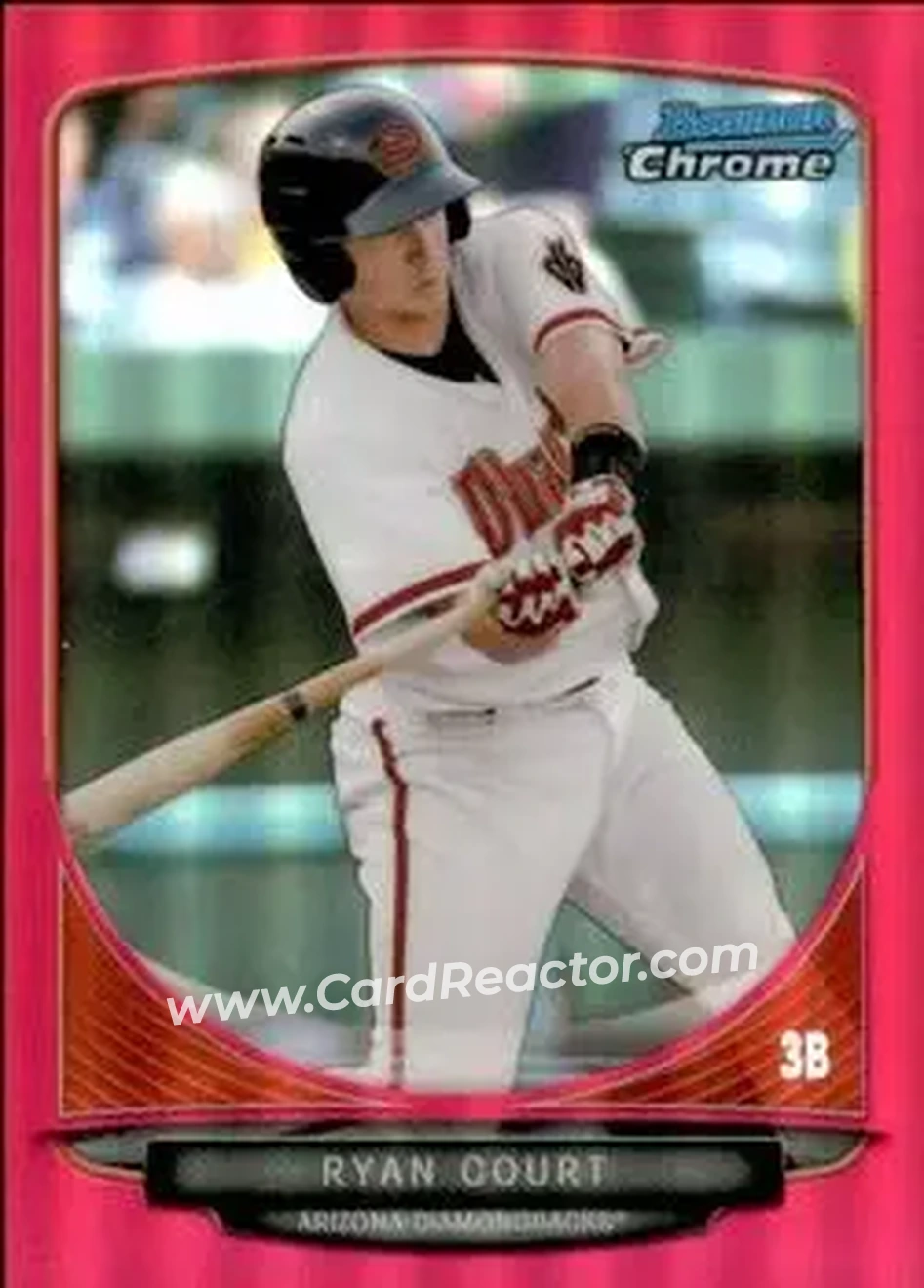 2013 Bowman Chrome - Prospects Pink Refractors #BCP166 - Ryan Court - Arizona Diamondbacks