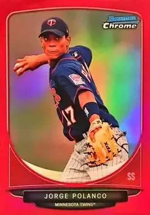 2013 Bowman Chrome - Prospects Pink Refractors #BCP212 - Jorge Polanco - Minnesota Twins