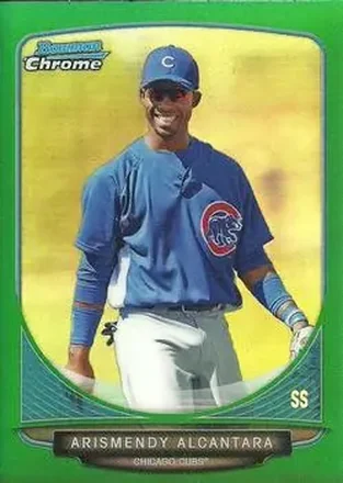 2013 Bowman Chrome - Prospects Green Refractors #BCP119 - Arismendy Alcantara - Chicago Cubs