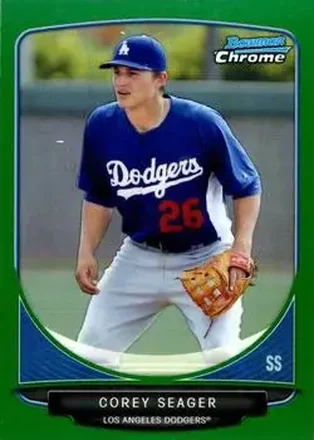2013 Bowman Chrome - Prospects Green Refractors #BCP125 - Corey Seager - Los Angeles Dodgers