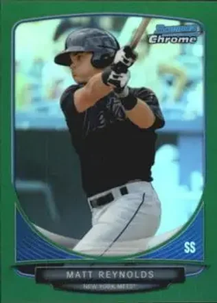 2013 Bowman Chrome - Prospects Green Refractors #BCP157 - Matt Reynolds - New York Mets