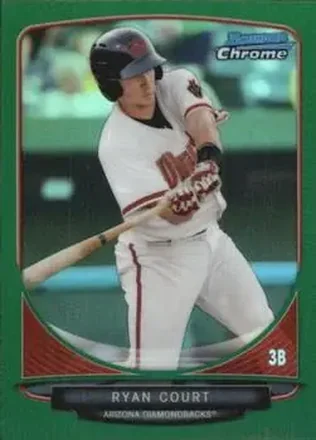 2013 Bowman Chrome - Prospects Green Refractors #BCP166 - Ryan Court - Arizona Diamondbacks