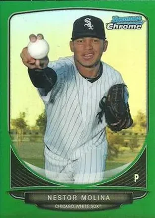 2013 Bowman Chrome - Prospects Green Refractors #BCP173 - Nestor Molina - Chicago White Sox