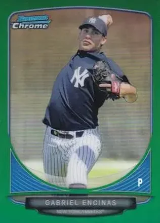 2013 Bowman Chrome - Prospects Green Refractors #BCP195 - Gabriel Encinas - New York Yankees