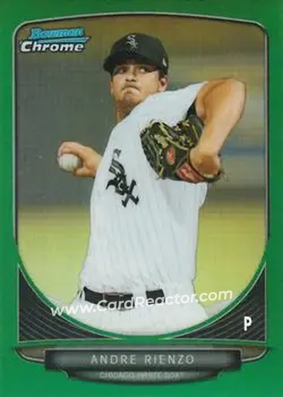 2013 Bowman Chrome - Prospects Green Refractors #BCP210 - Andre Rienzo - Chicago White Sox