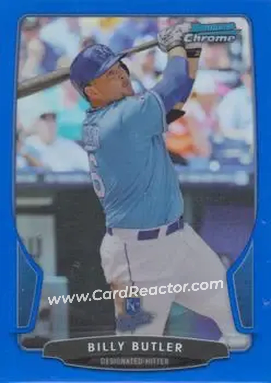 2013 Bowman Chrome - Blue Refractors #21 - Billy Butler - Kansas City Royals